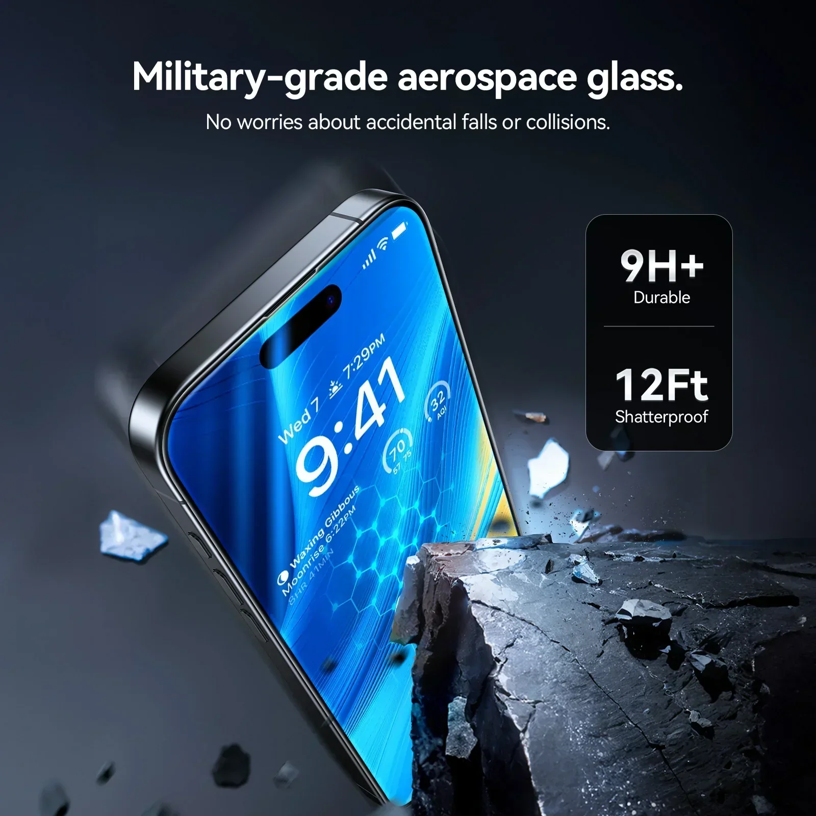 GlassGo Privacy Screen Protector for iPhone 16 Series - Image 5