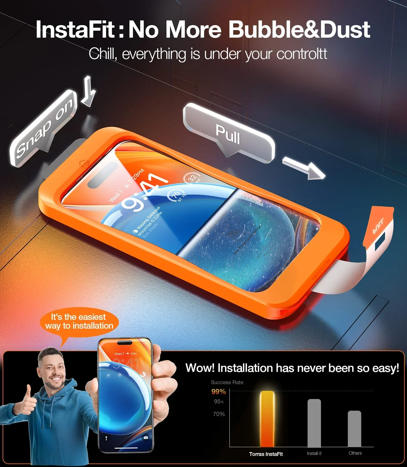 GlassGo Screen Protector for iPhone 15 Series - Image 5