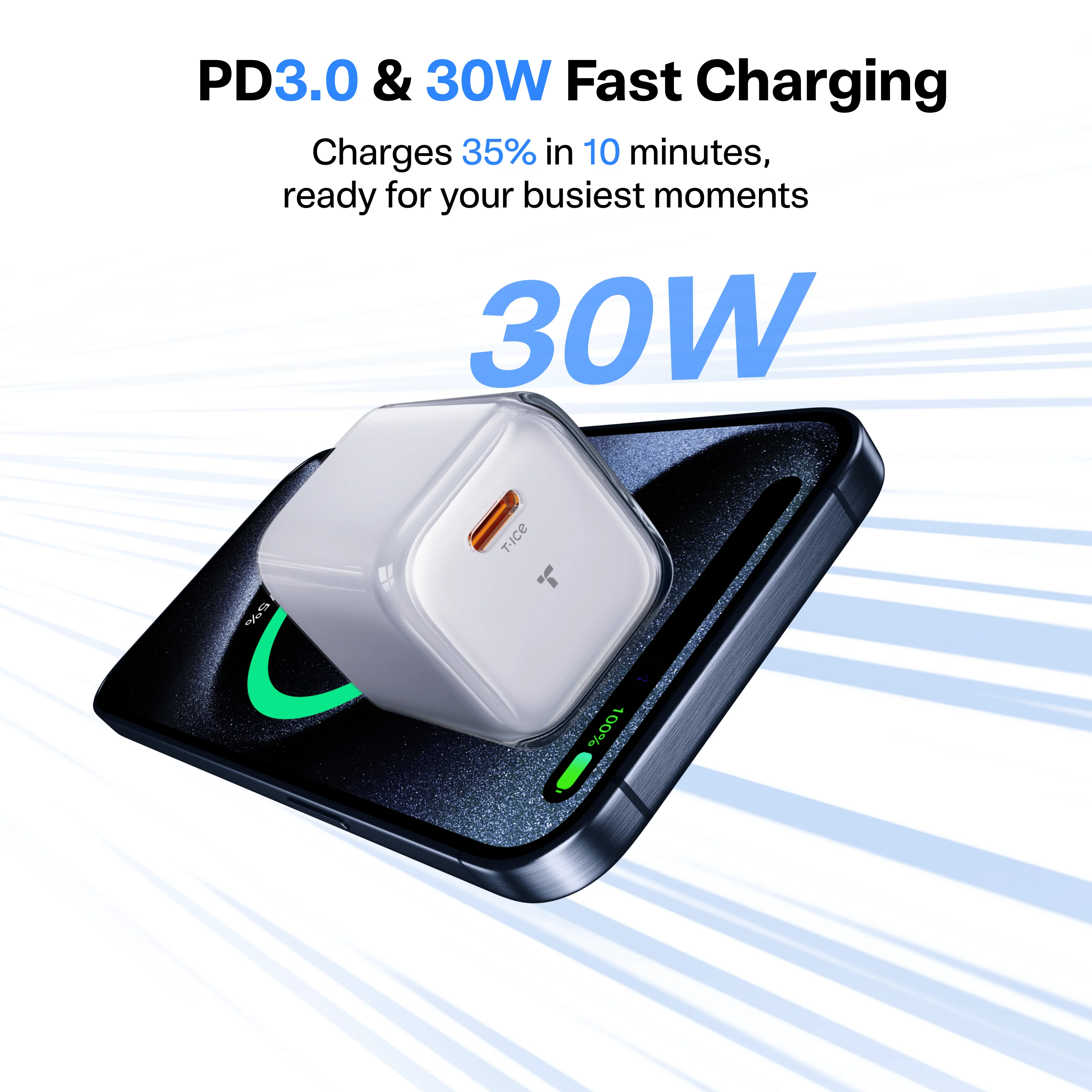 [US Plug] Icenano FoldPro Fast Charger Block 30W - Image 7