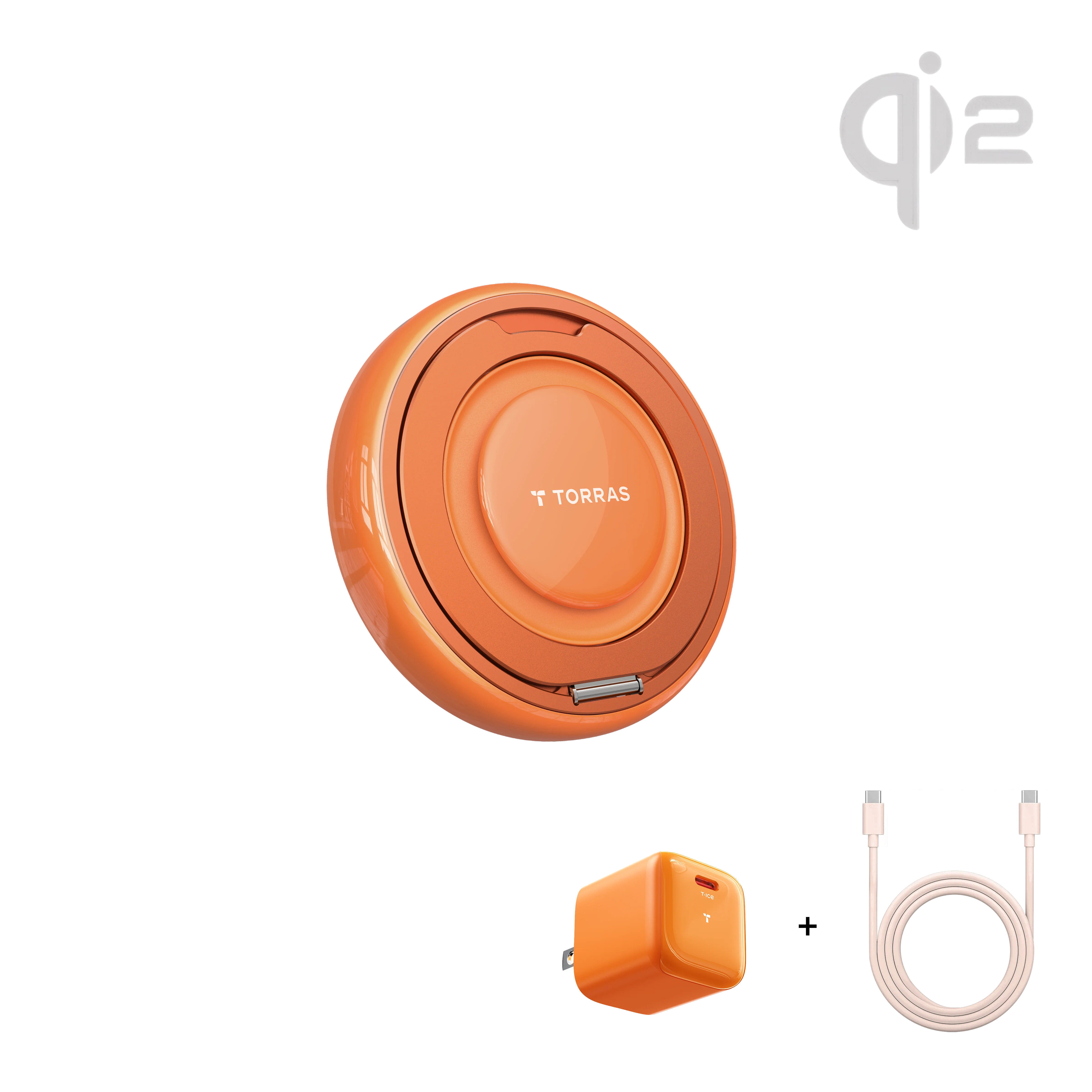 [US Only] Ostand AirCircle Qi2 25W Fast & Fan Cooling Wireless Charger with Adapter - Image 3