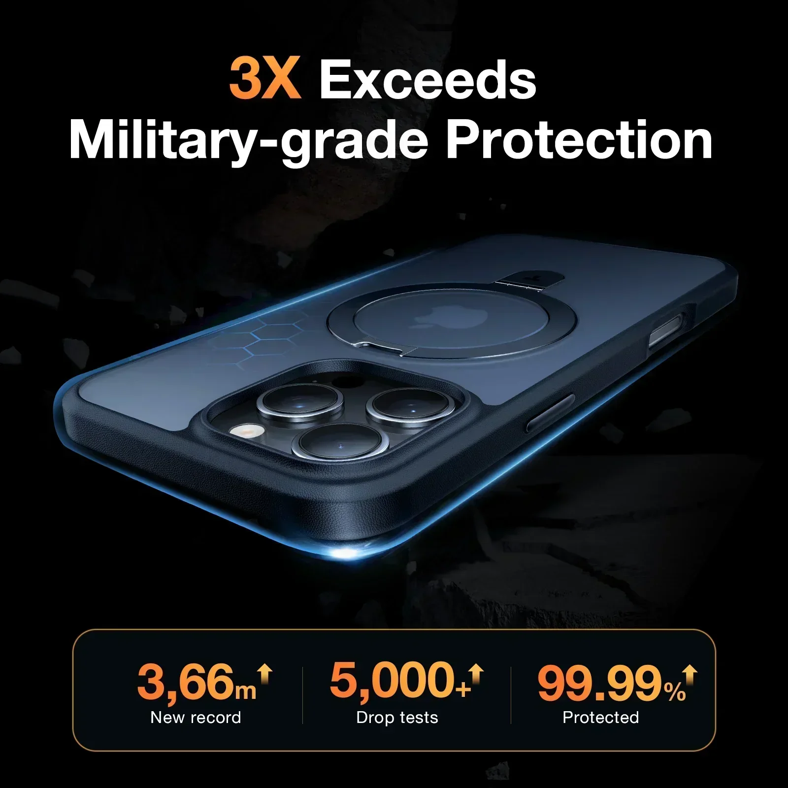 Ostand Q1 Guardian for iPhone 16 Pro Max - Image 7