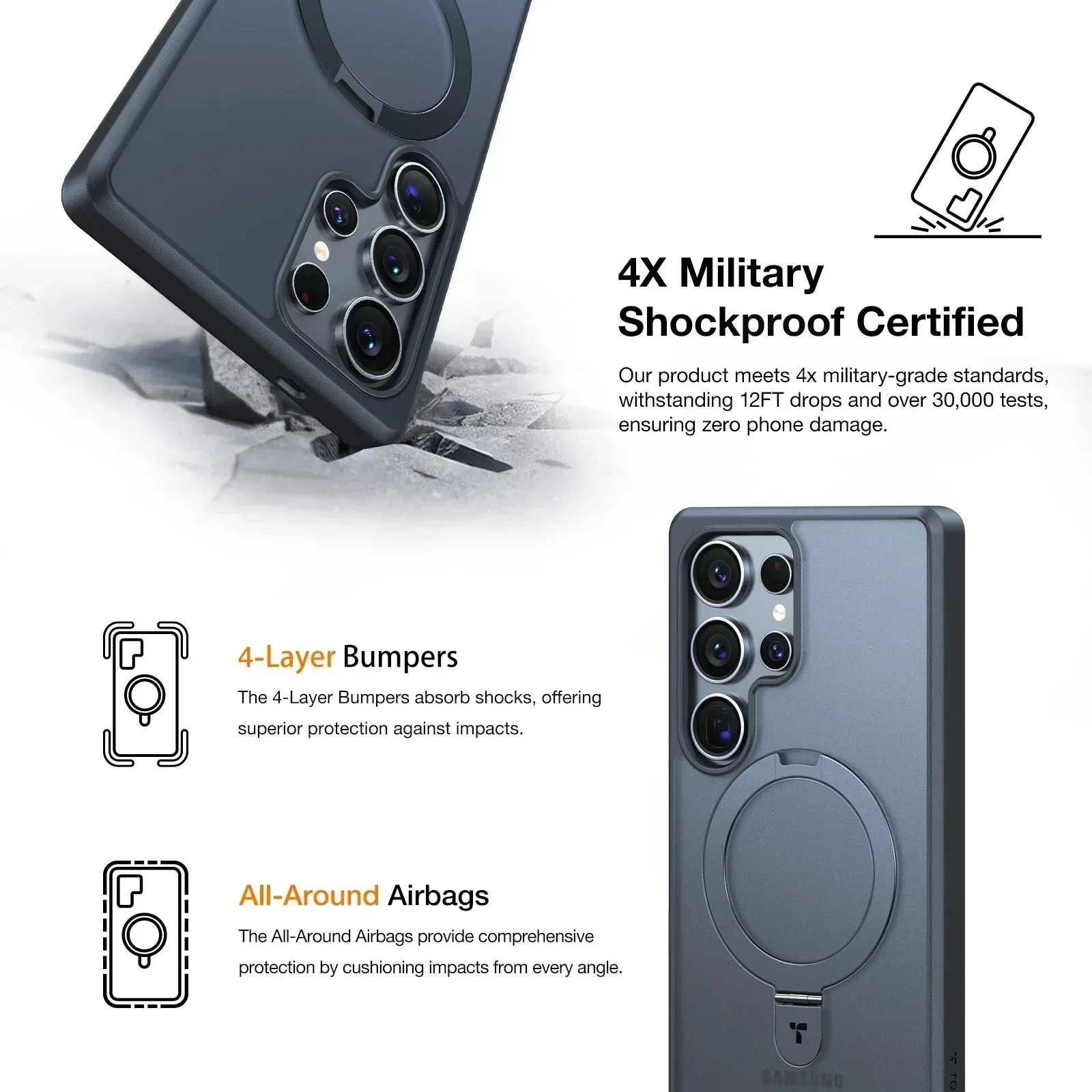 Ostand Q1 Guardian for Samsung S25 Plus - Image 4