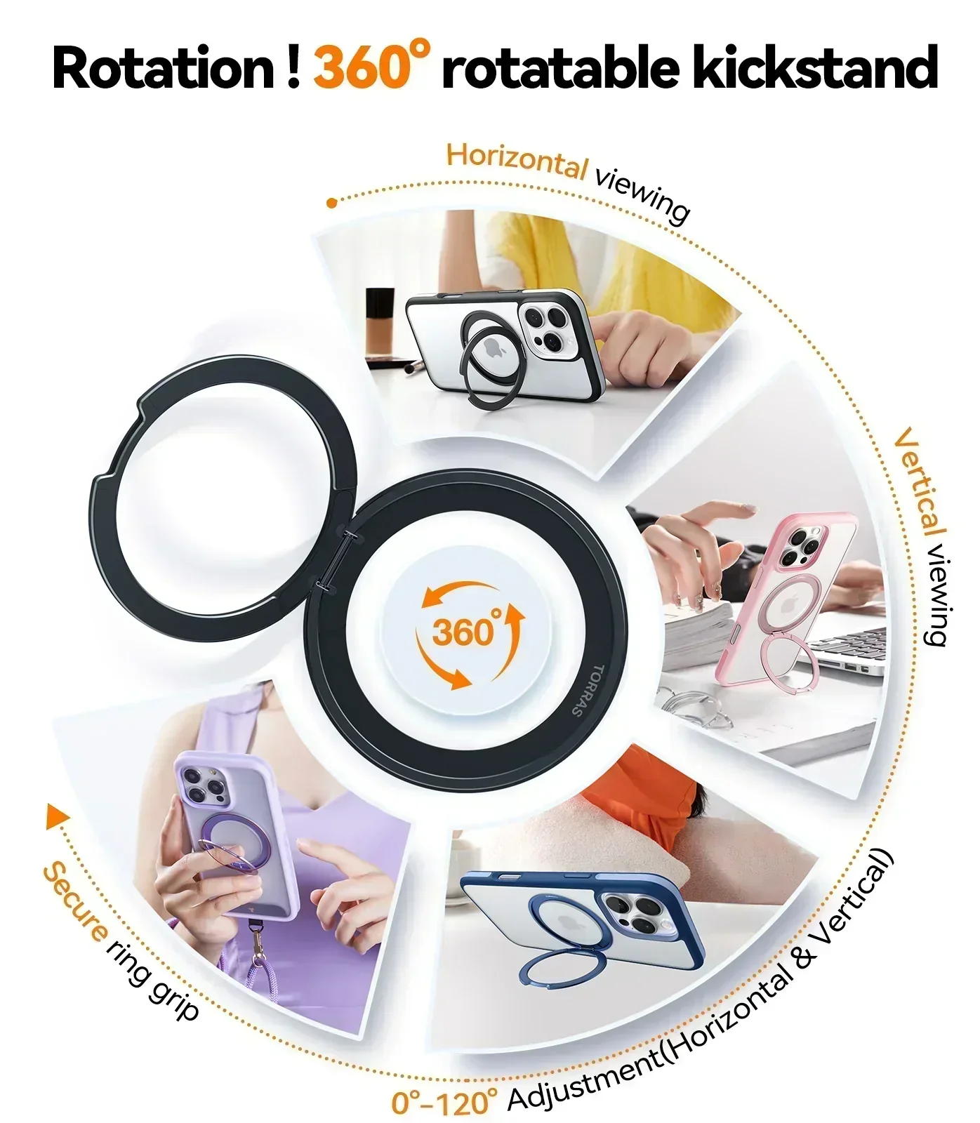 Ostand R Fusion for iPhone 16 Pro Max - Image 7