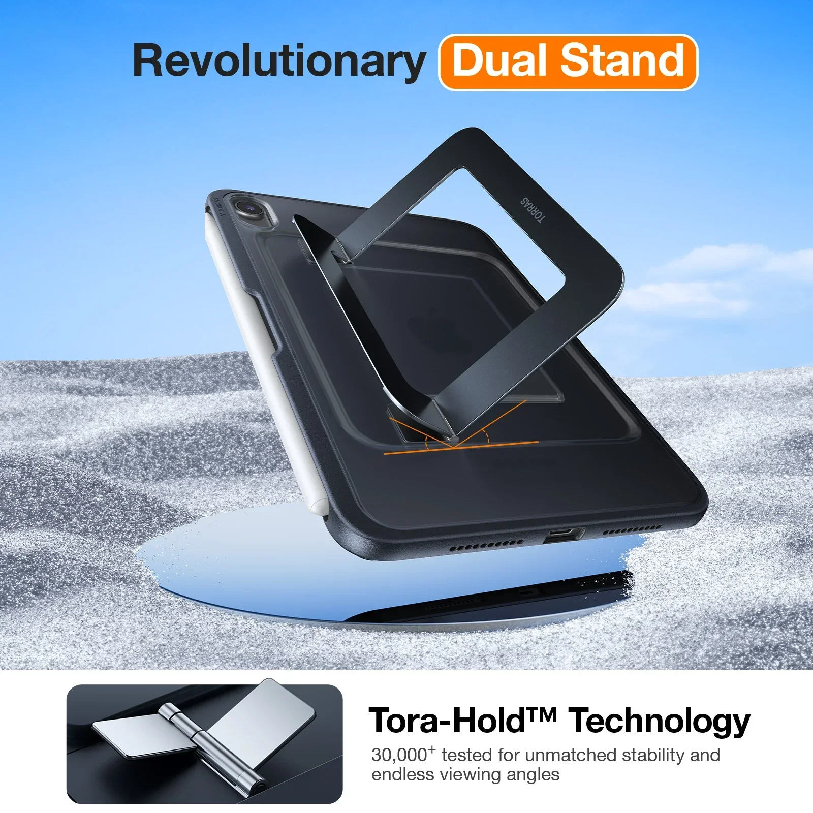 Ostand with Pencil Holder for iPad Mini 6/7 - Image 8