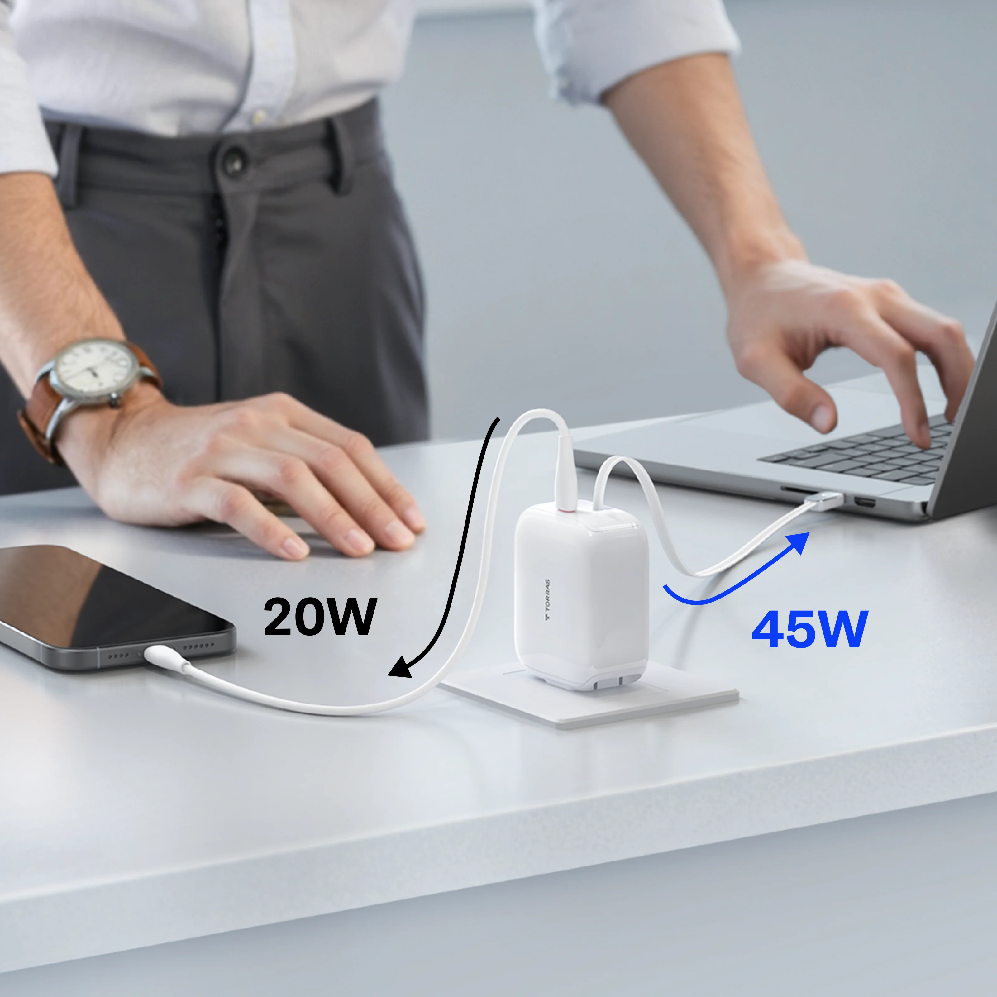 [US Plug] FlexLine Retractable Fast Charger 67W - Image 10